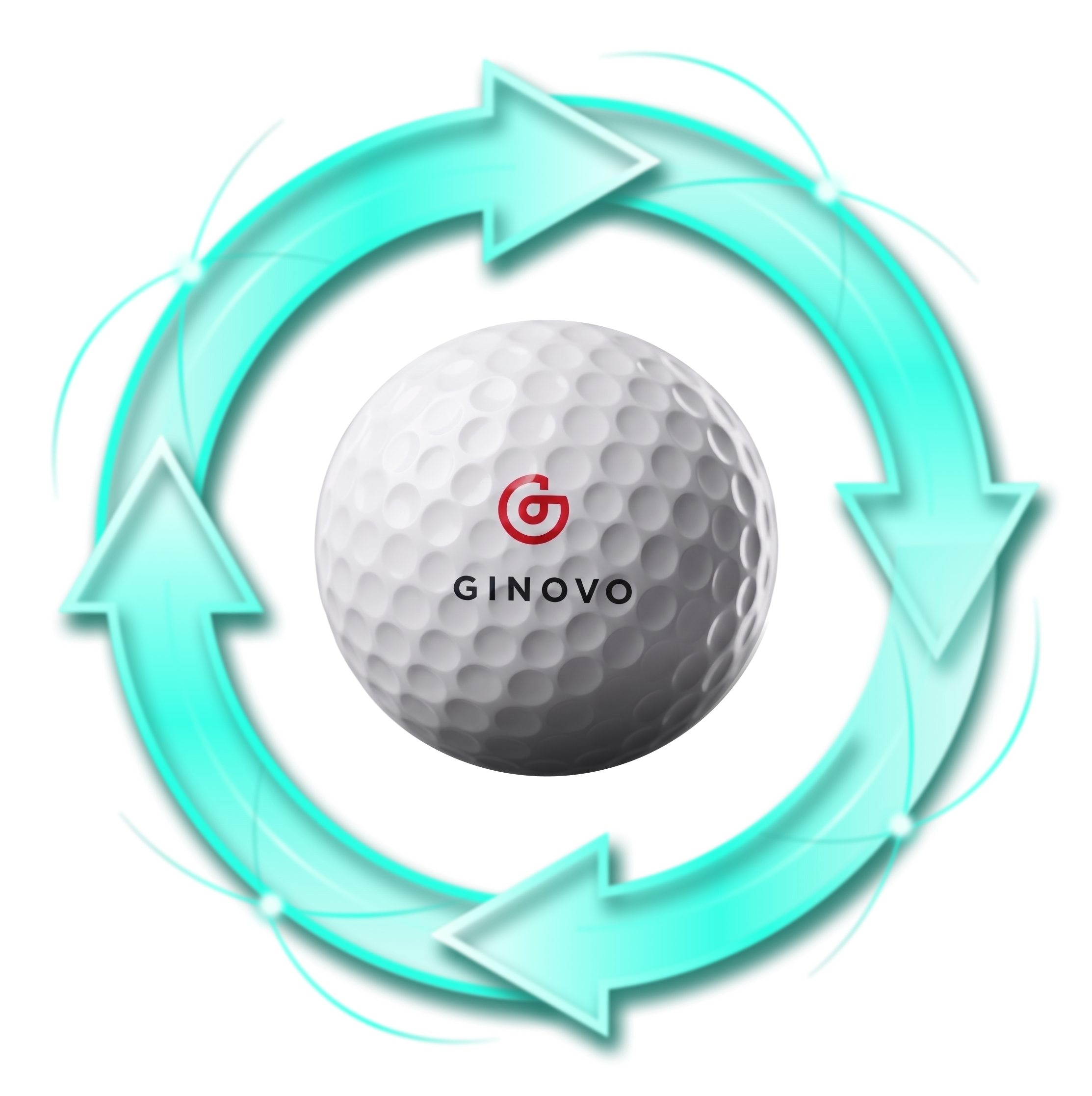 GINOVO Smart Golf Ball practice cycle
